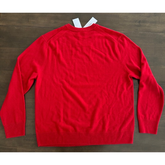 Calvin Klein Classic Cashmere Crewneck Sweater Men's Large Red - Picture 8 of 10